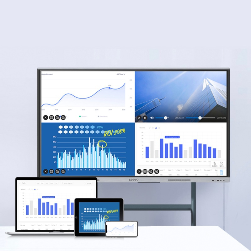 希沃显示器MC65FEE 现代教学场景下的高效移动多媒体解决方案